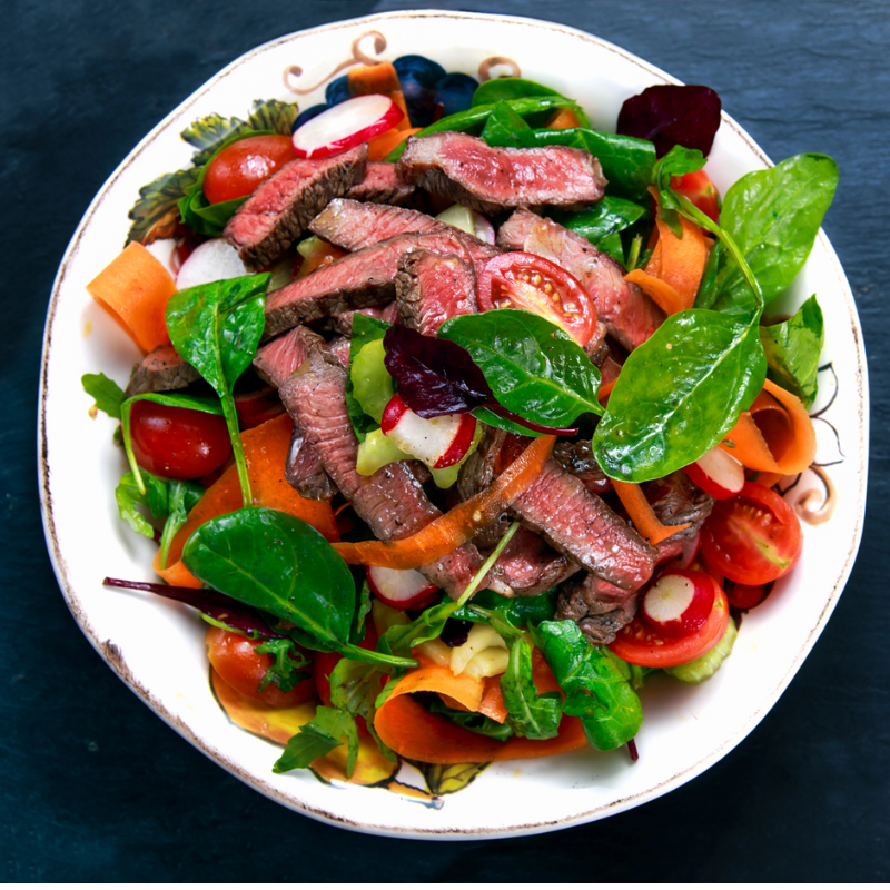 Salat mit Roastbeef(1)